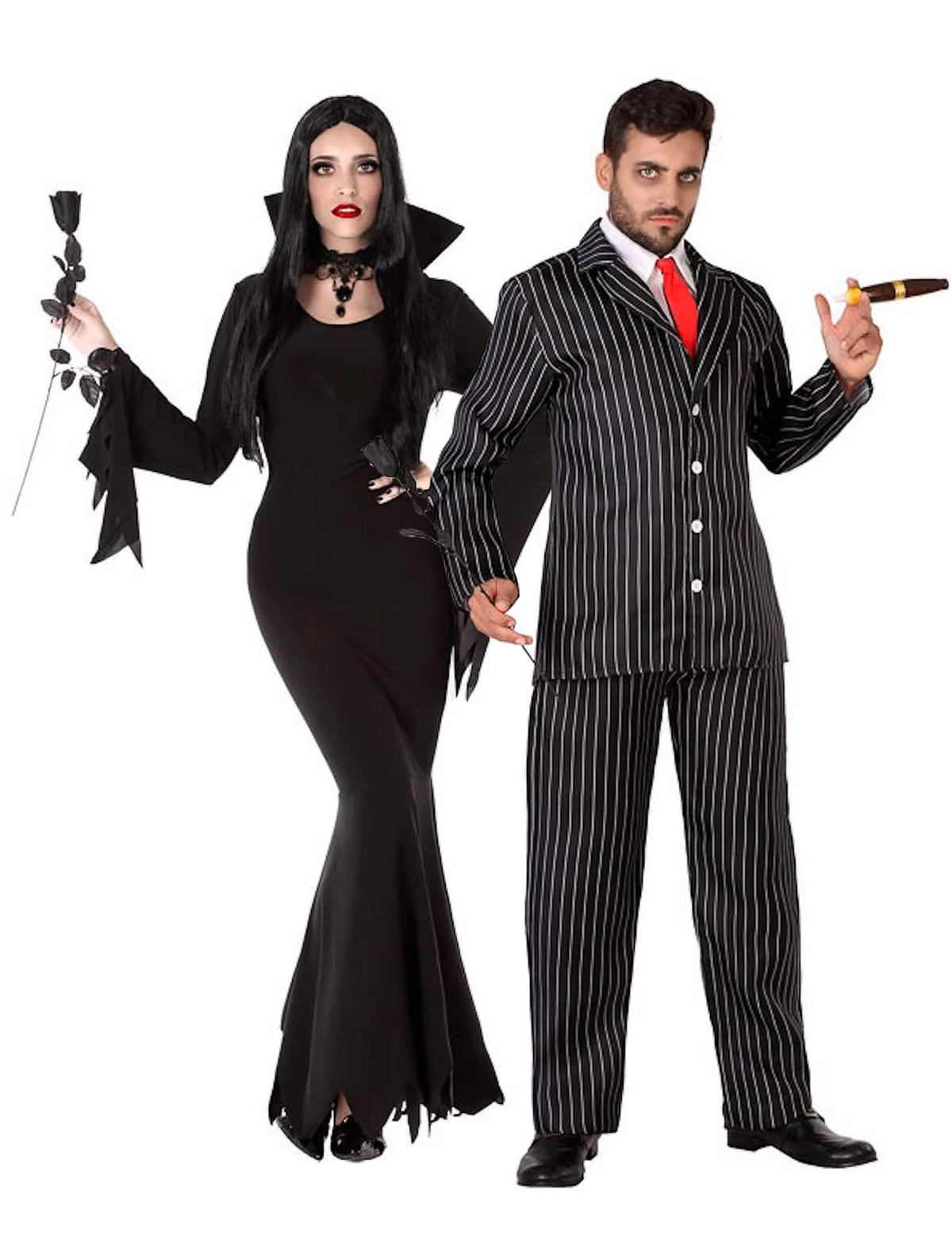 Costum de cuplu familie gotică pentru adulți