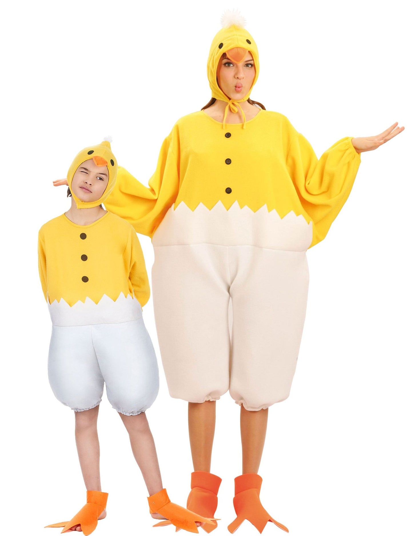 Costum de cuplu pui, părinte și copil