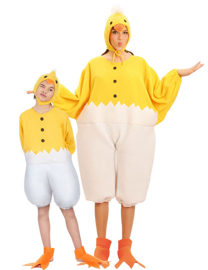 Costum de cuplu pui, părinte și copil