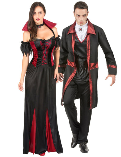 Costum de cuplu vampir elegant Halloween adult