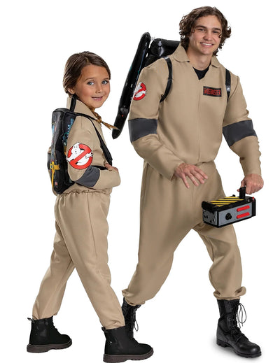 Costum de cuplu vânător Ghosbusters™ pentru părinte și copil