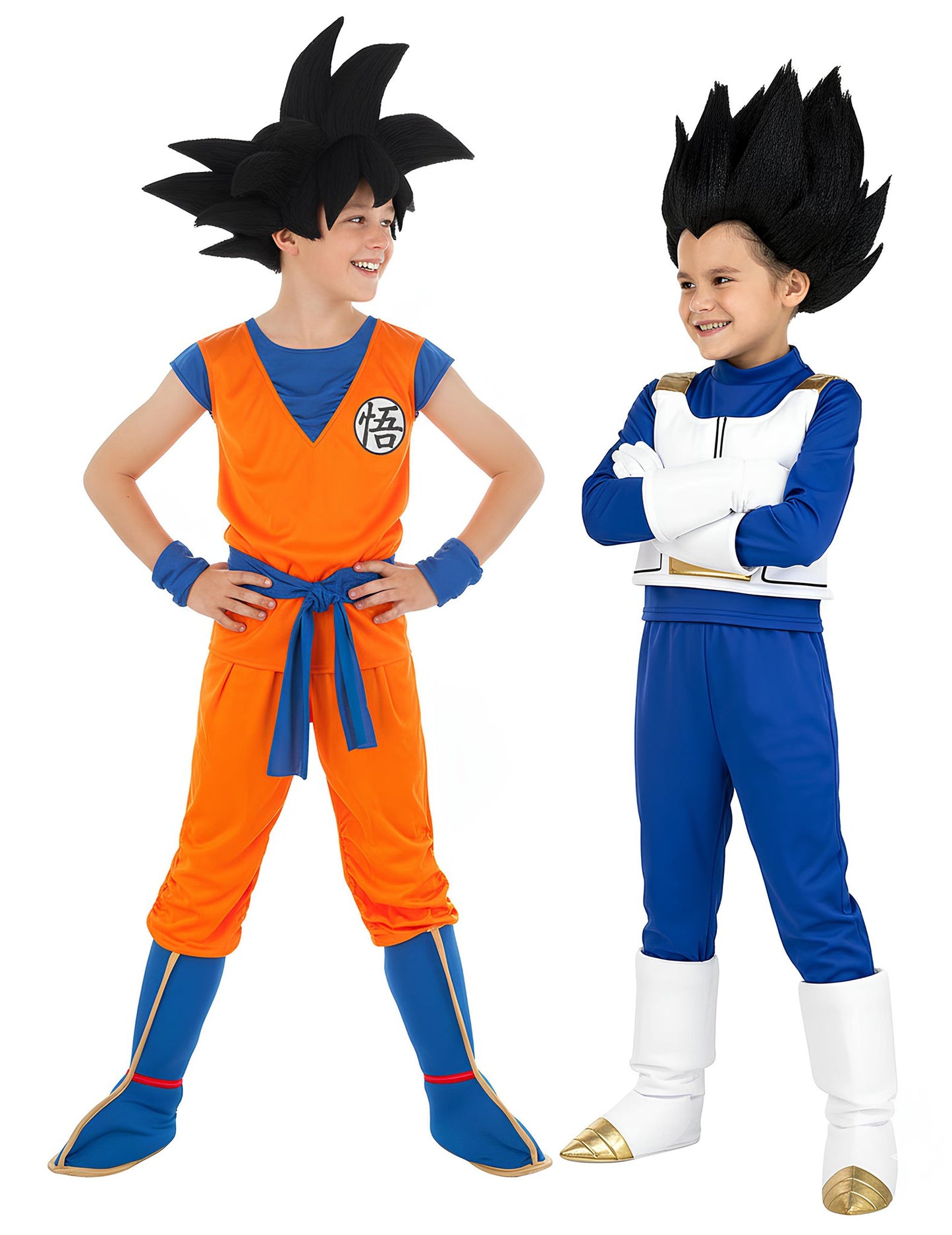 Costum de cuplu Goku și Vegeta din Dragon Ball Z™ pentru copii
