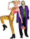Costum de cuplu Harley Quinn Birds of Prey™ și Joker The Dark Knight™ de Halloween pentru adulți