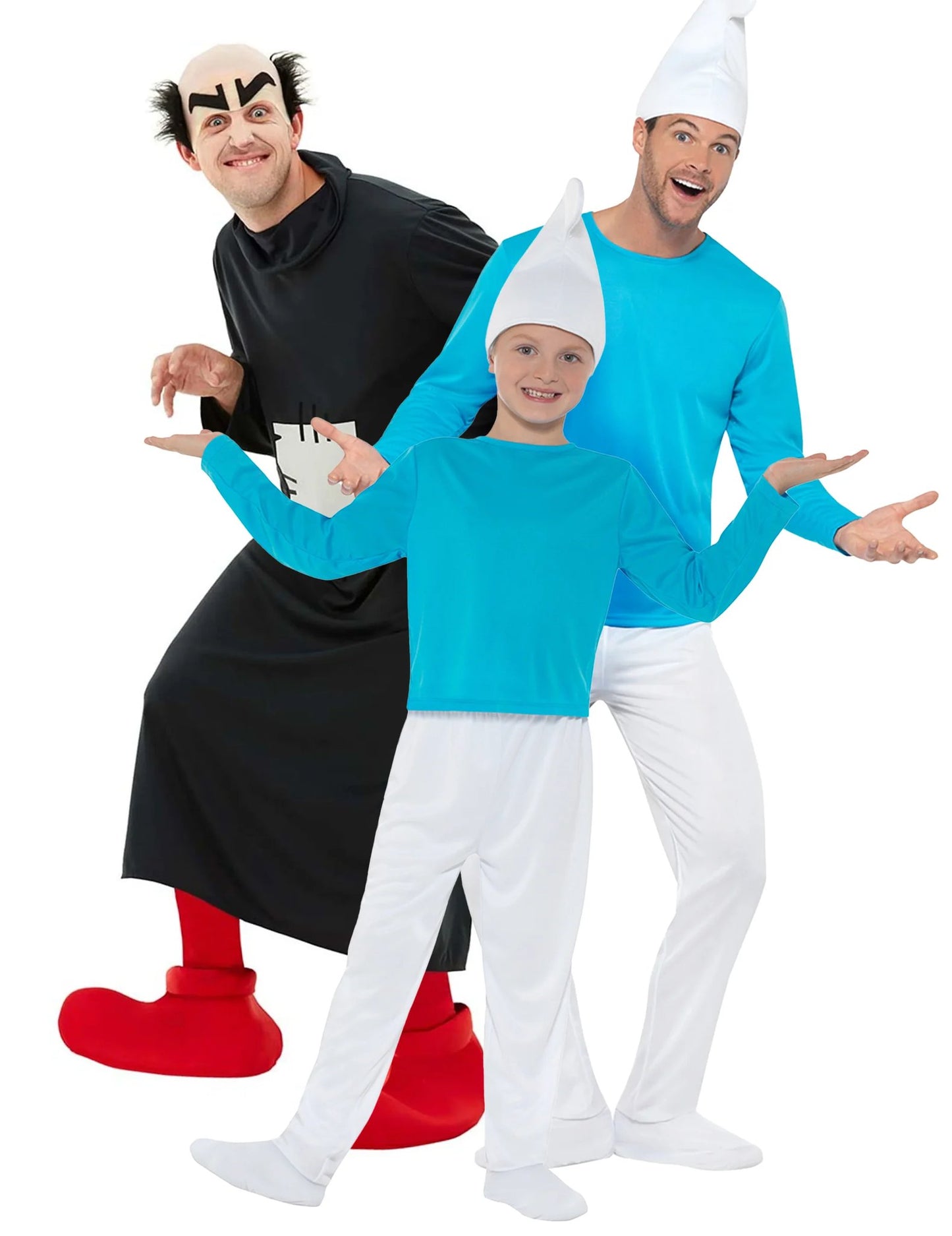 Costum de grup Gargamel și Ștrumfii™ pentru adulți