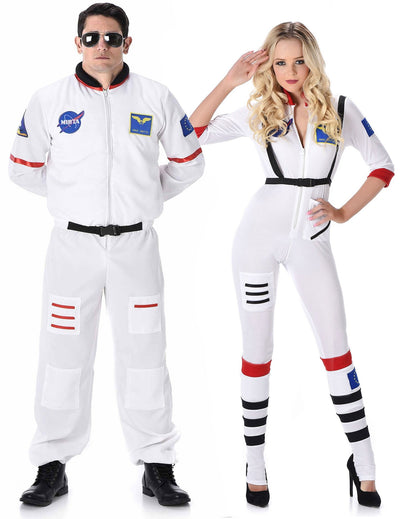 Costum de cuplu de astronaut adult