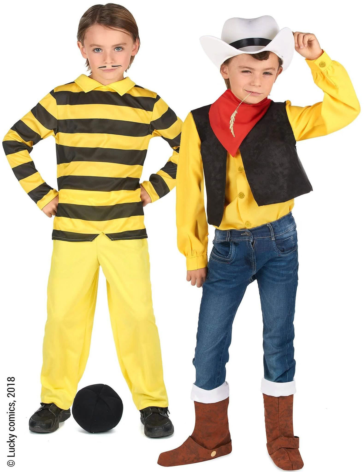 Costum de cuplu Dalton și Lucky Luke™ pentru copii