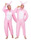 Costum de cuplu iepuraș roz