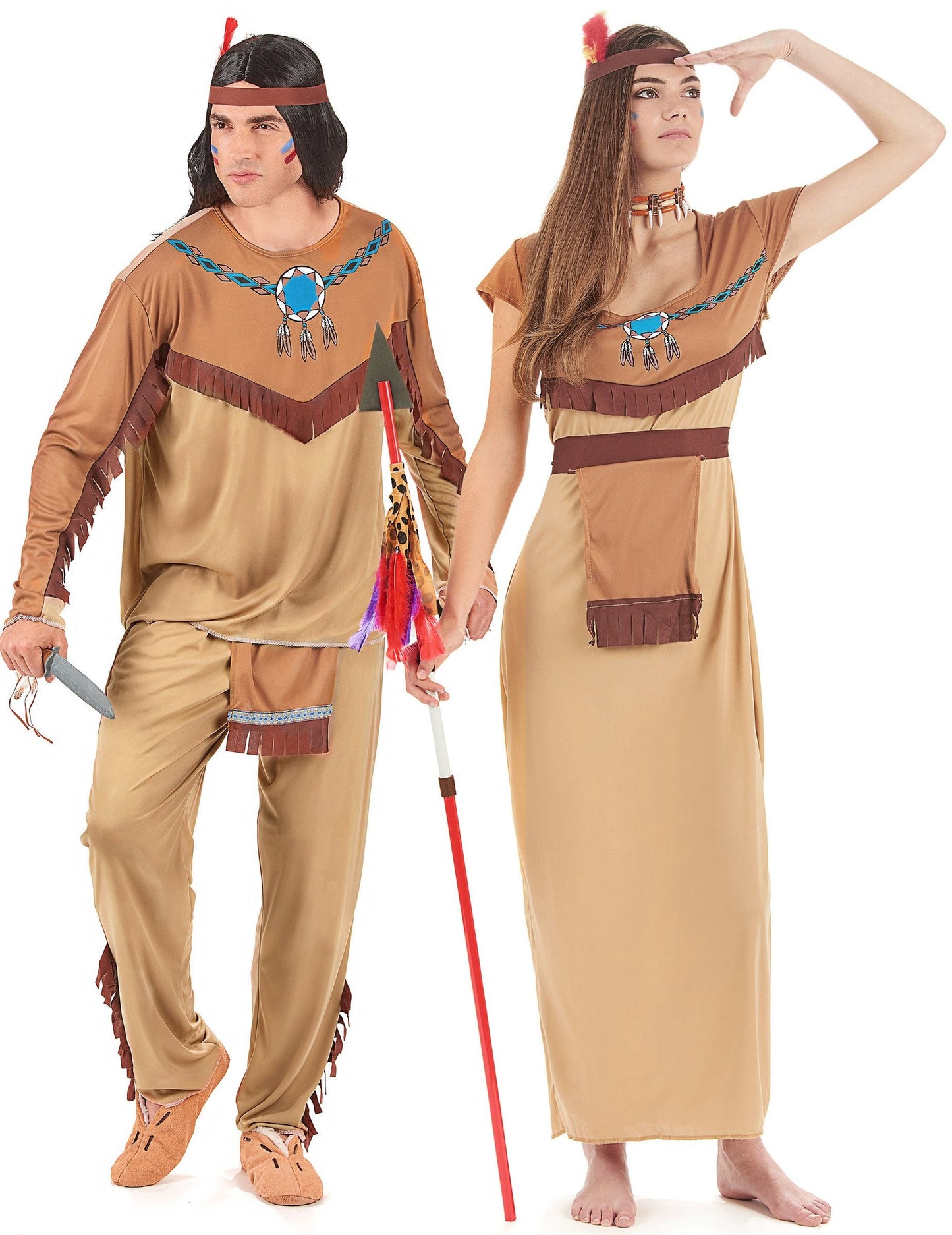 Costum de cuplu indieni pentru adulți