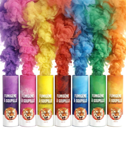 7 fumigene cu cui multicolore 1 min