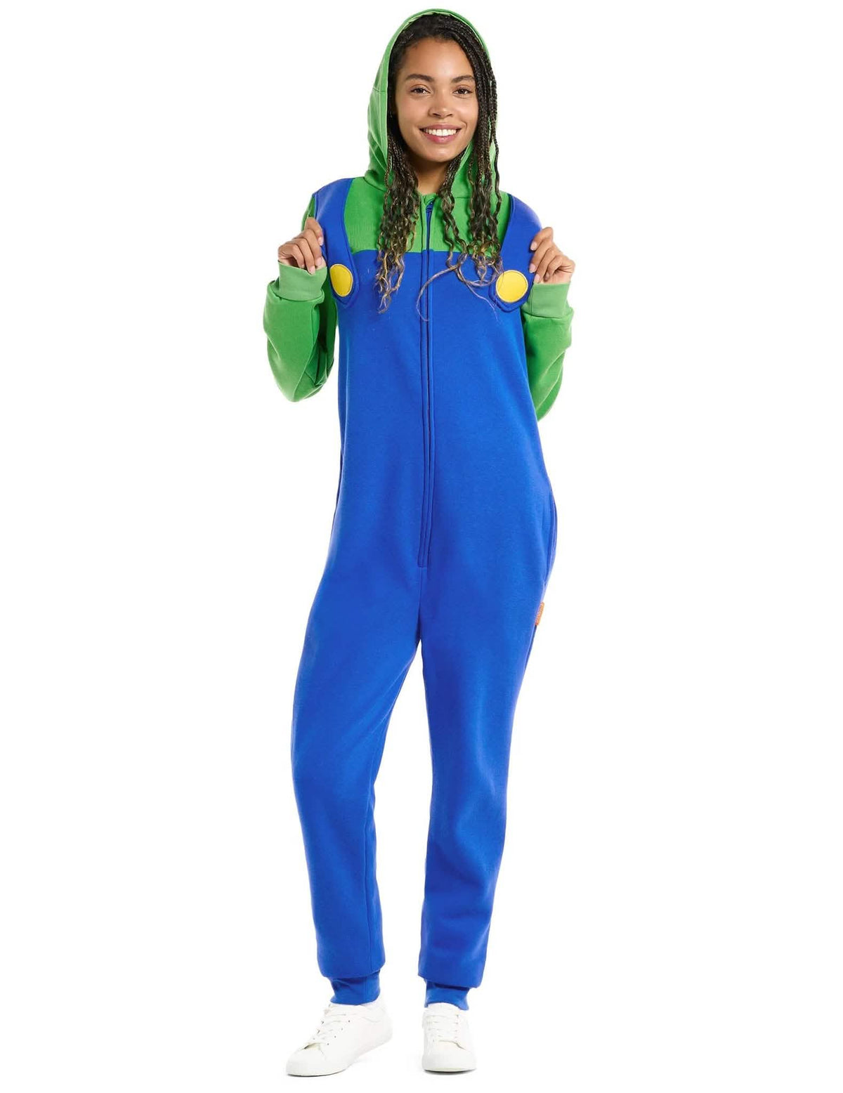 Costum de cuplu salopetă Luigi și Mario pentru adulți