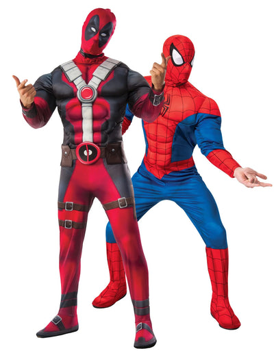 Costum de cuplu pentru adulți Spiderman™ și Deadpool™