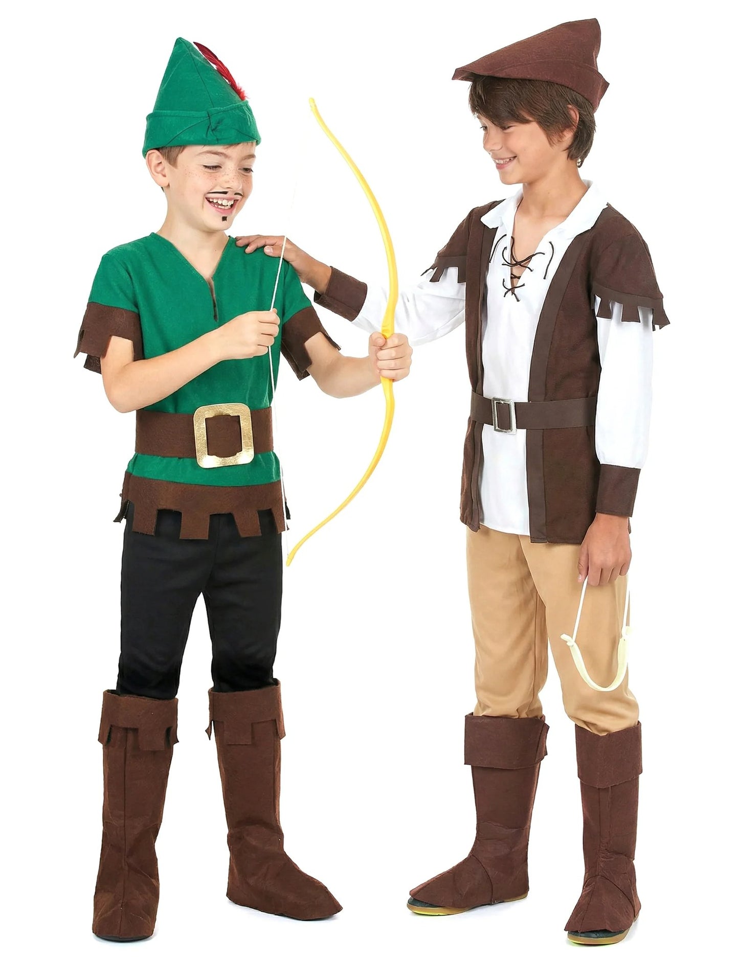 Déguisement de couple voleurs des bois enfant