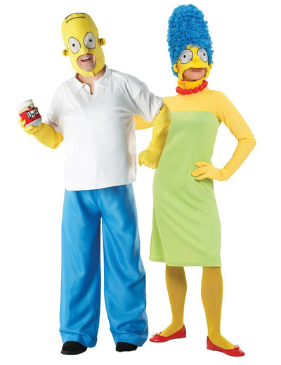 Costum de cuplu pentru adulți Homer și Marge Simpson