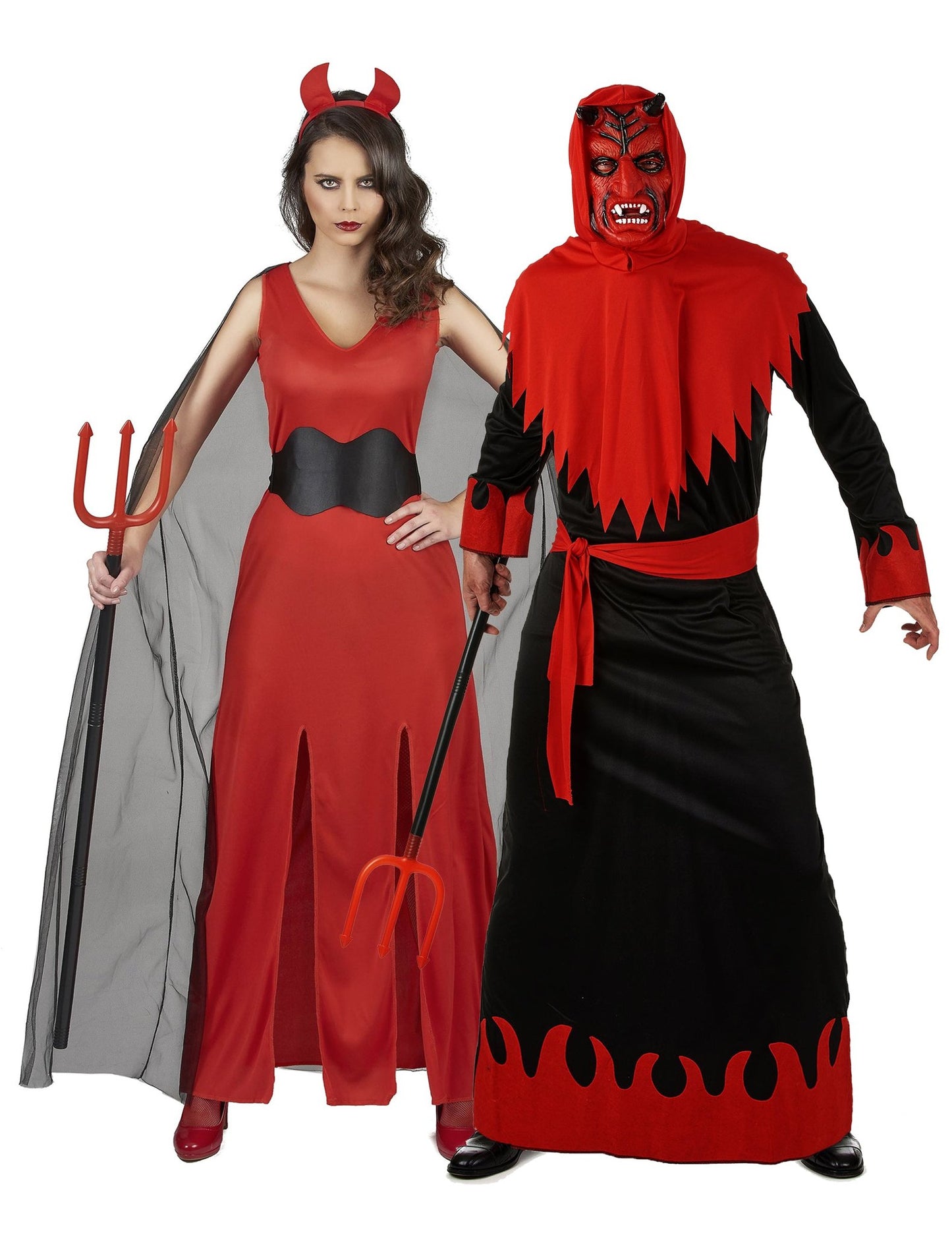 Costum de cuplu demonic pentru adulți