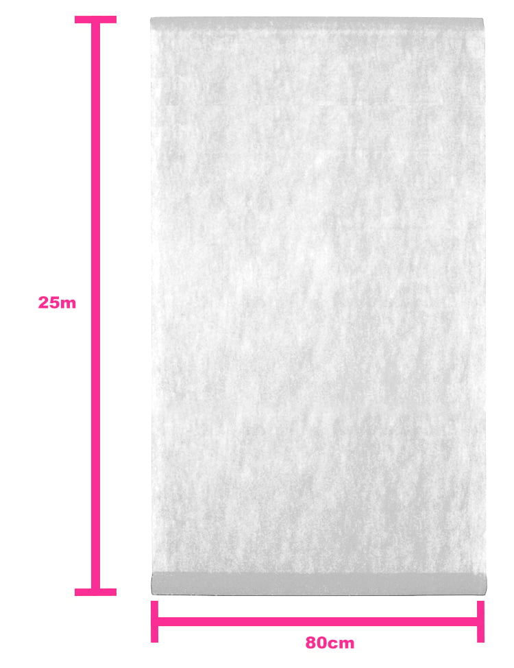 Dimensions de la tenture de mariage blanche en tissu intissé