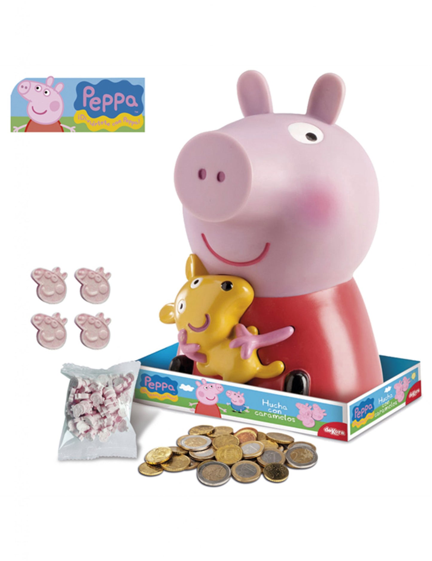 Tracțiune cu acadele de porci Peppa