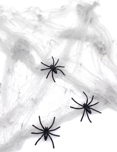 Pânză de păianjen albă cu păianjeni 20 g Halloween