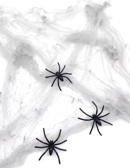 Pânză de păianjen albă cu păianjeni 20 g Halloween
