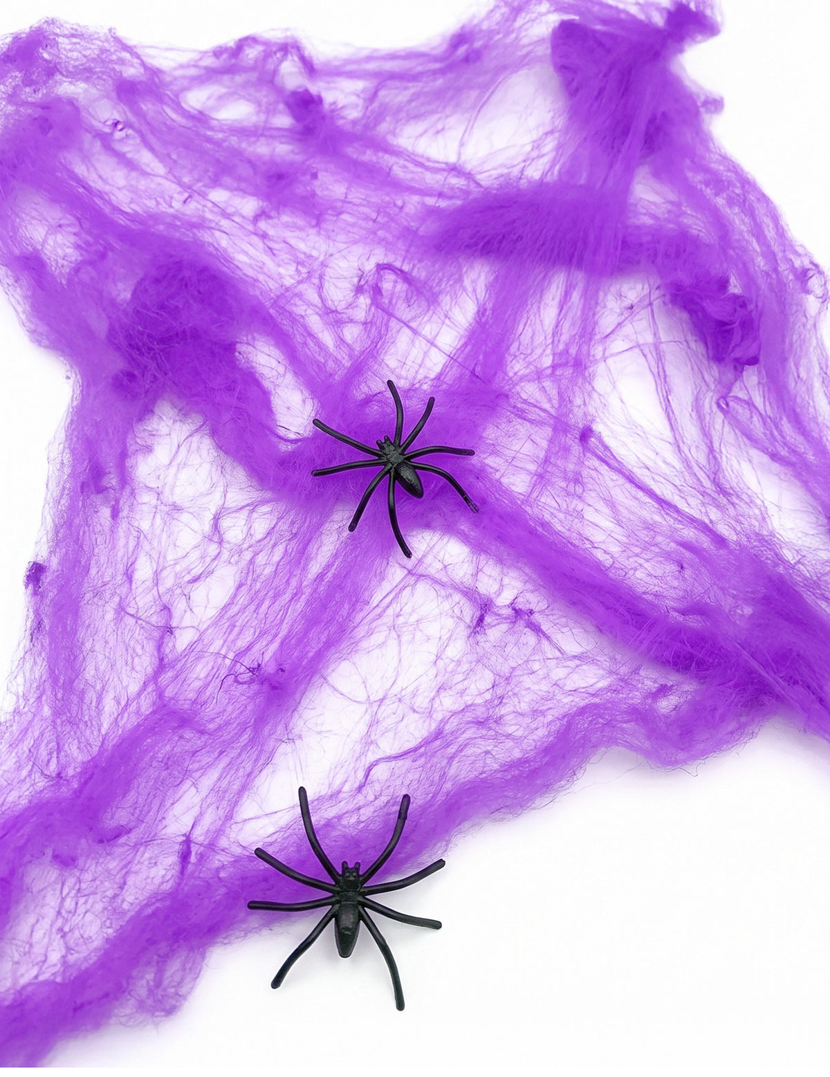 Pânză de păianjen violet cu păianjeni 20 g Halloween