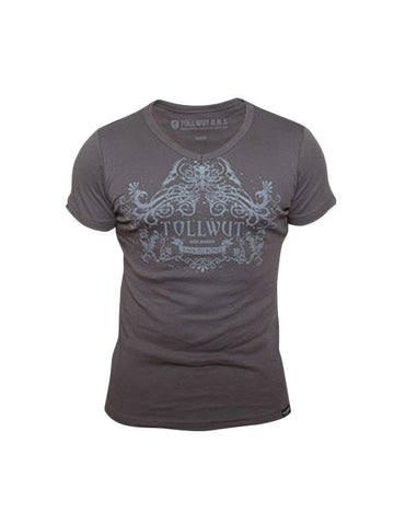 Tollwut Street Wear Tricou 'BLISS' maro 