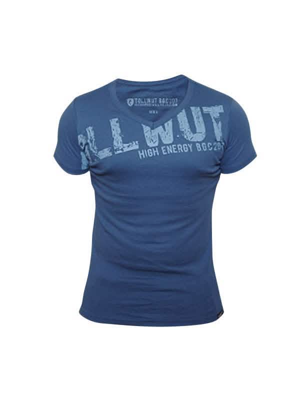 tricouri Tollwut Street Wear DIRT pentru bărbat albastru