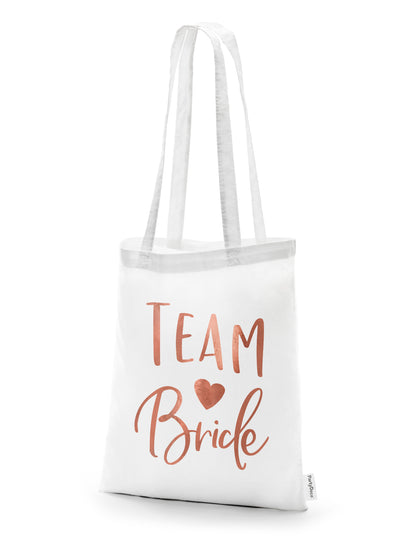 TOTE BAG TEAM BRIDE WHITE 42 x 39 cm