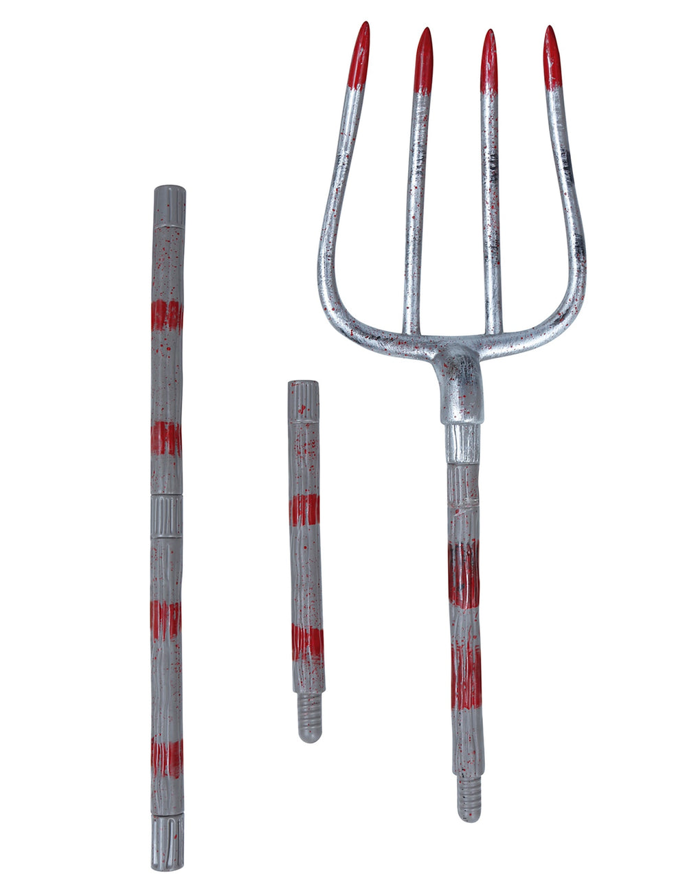 Détail des pièces détachables du trident ensanglanté