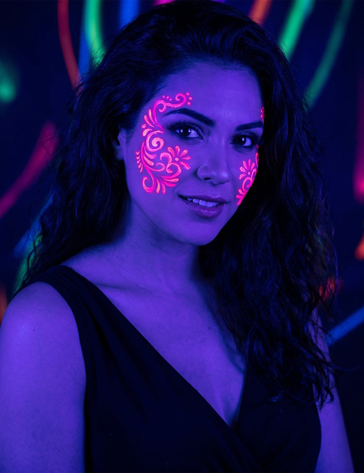 Tub de machiaj neon roz UV