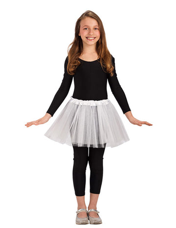 Tutu alb pentru fată 