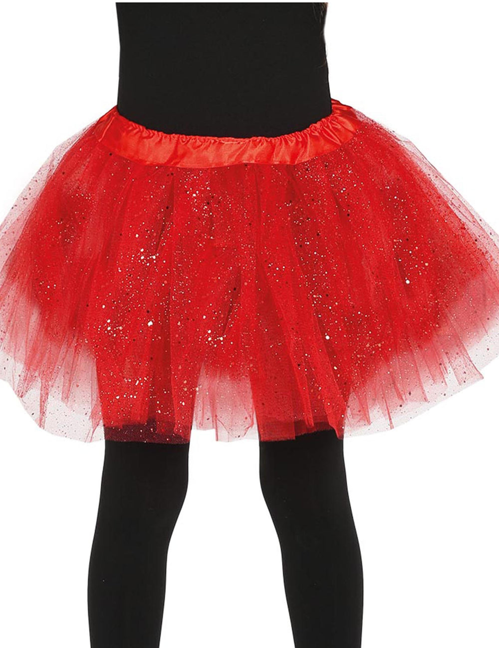 Tutu à paillettes pour fille rouge