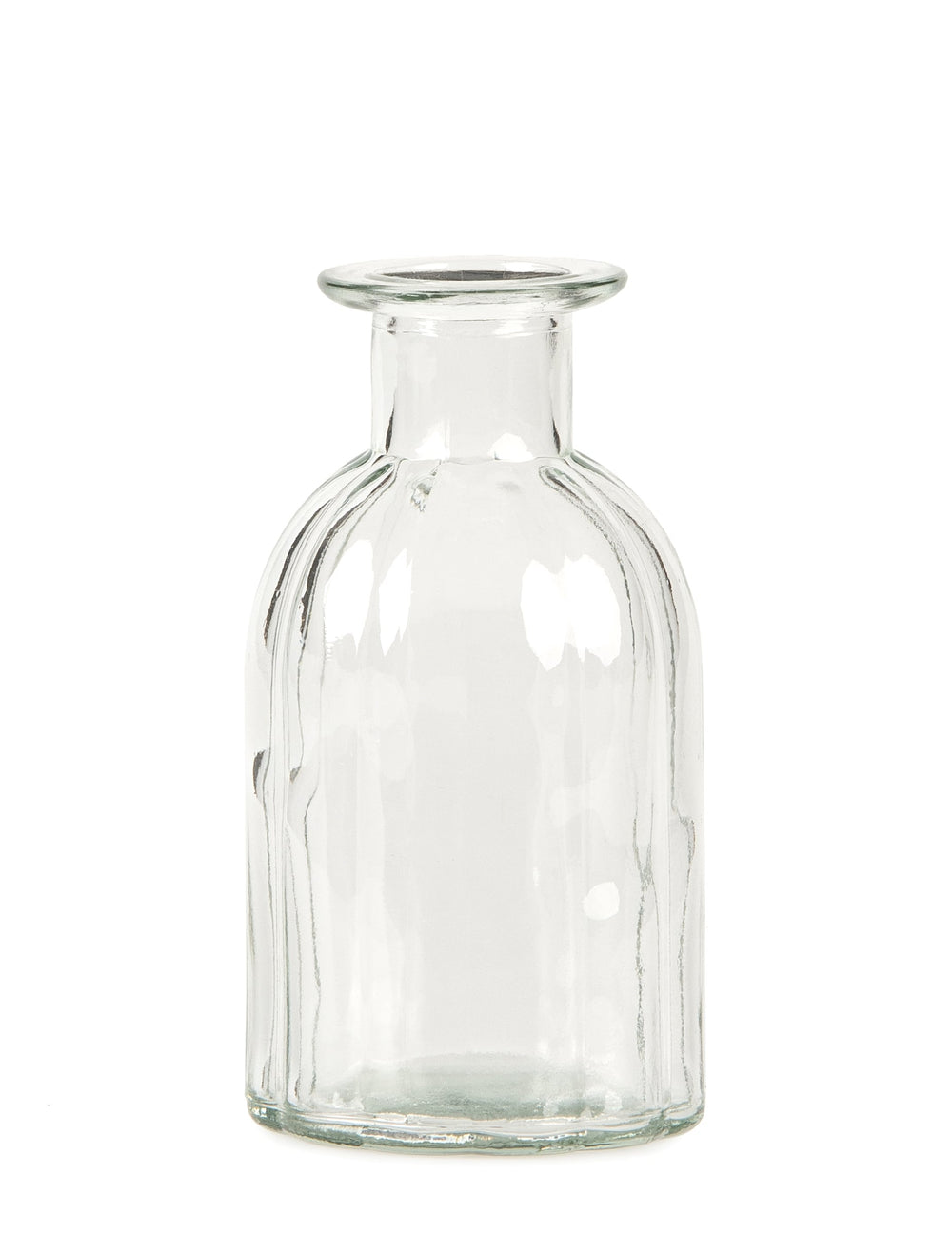 Vase en verre vintage pour décoration transparent
