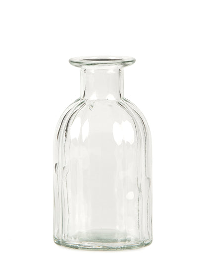 Vase en verre vintage pour décoration transparent