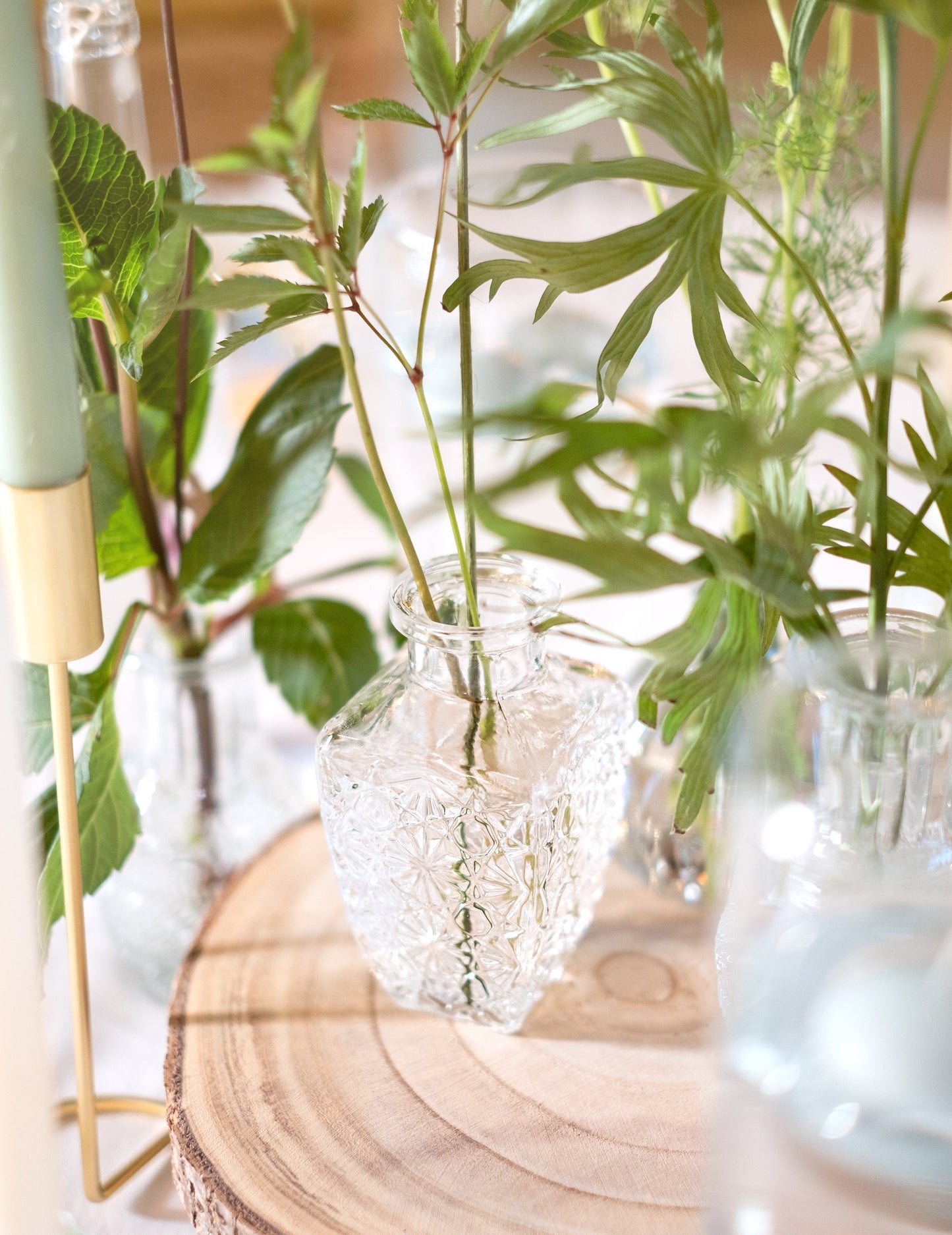 Vase Old Square Sticla 6,5 ​​x 12,5 cm - 250 ml