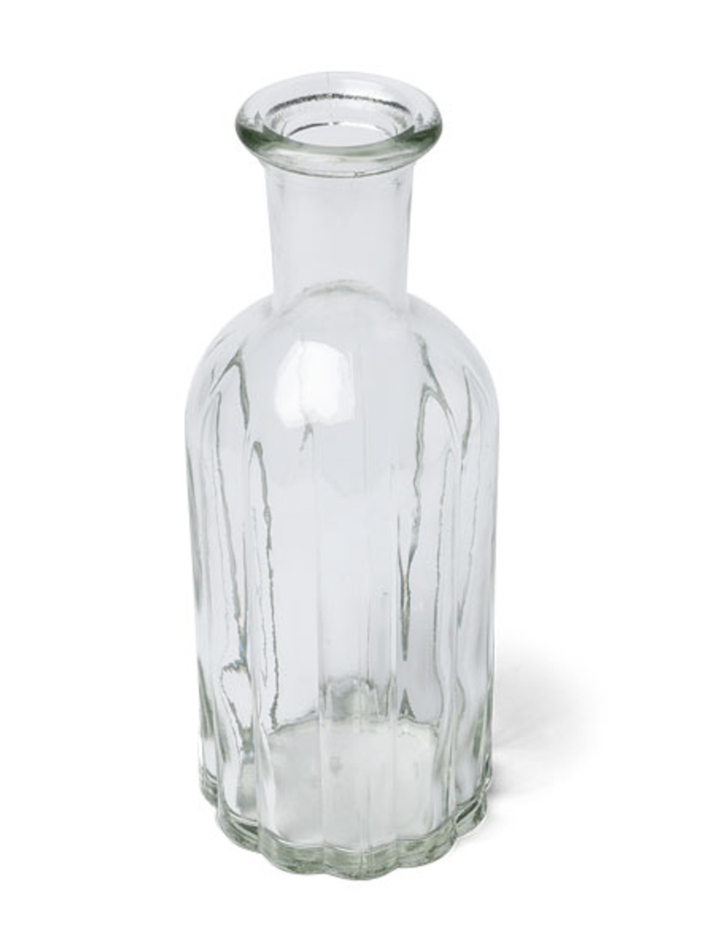 Vază din sticlă pentru decor, transparentă