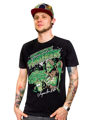 Tricou vegan - Zombie mâncători de plante 