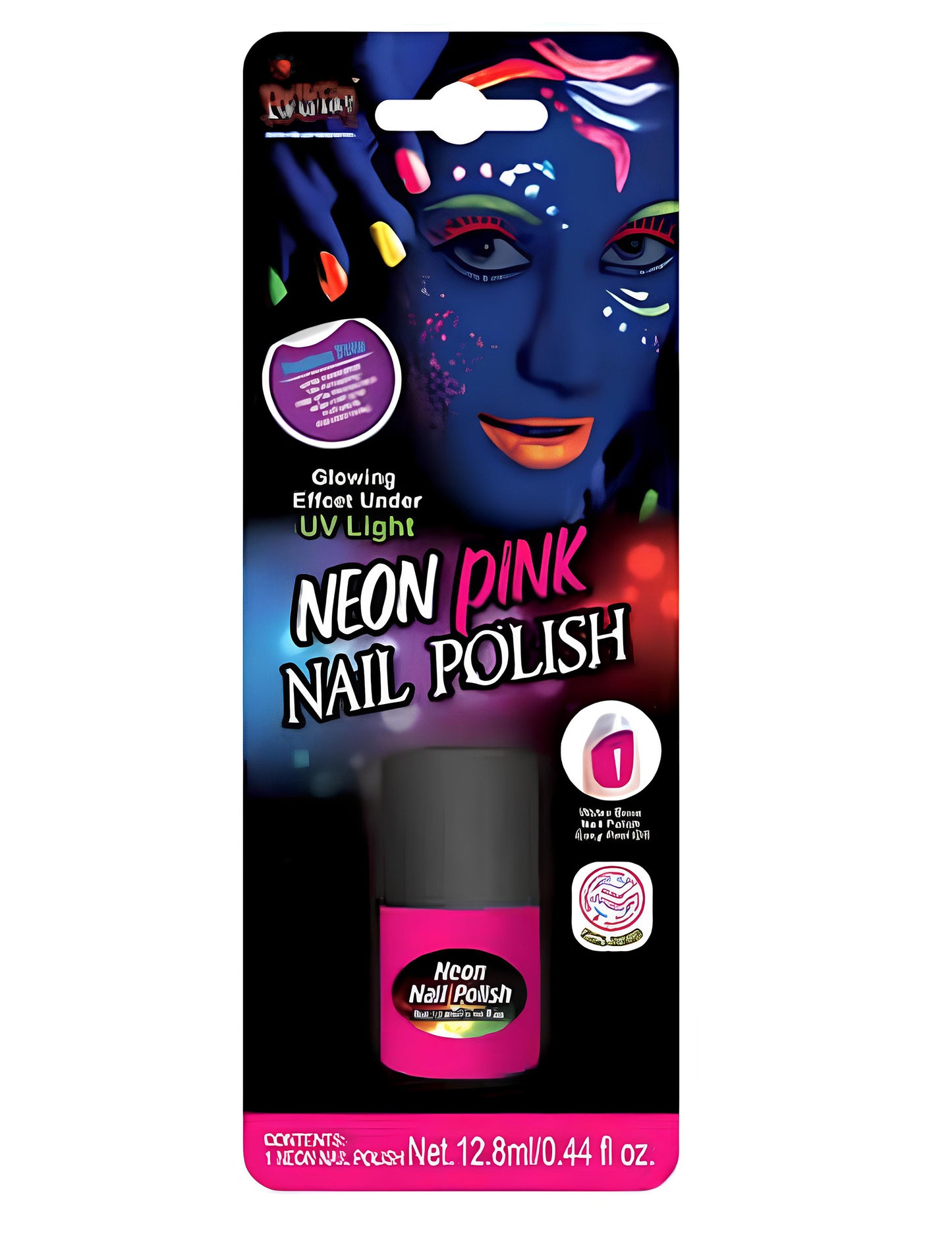 Plăcă de unghii de neon de trandafir