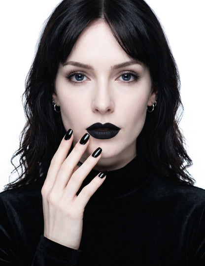 Lac și ruj negru adult de Halloween