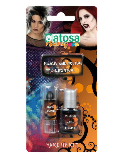 Lac și ruj negru adult de Halloween