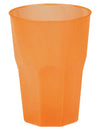 Pahar de cocktail glazurat portocaliu 42 cl