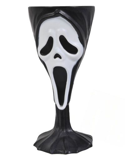 Verre à pied Scream™ pour adulte noir et blanc