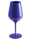 Pahar de vin cu picior, albastru închis, 47 cl