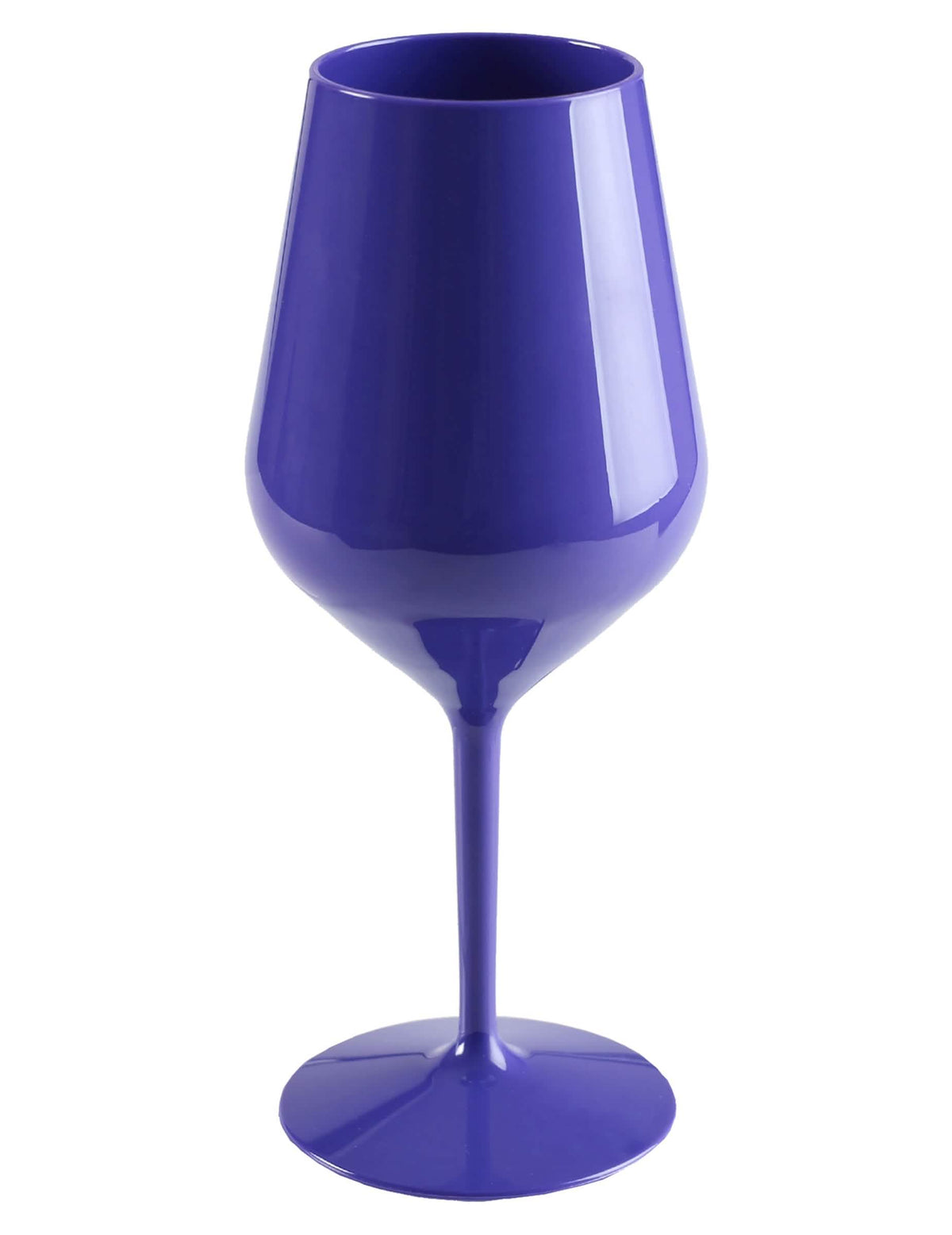 Pahar de vin cu picior, albastru închis, 47 cl