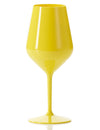 Pahar de vin pe picior galben 47 cl