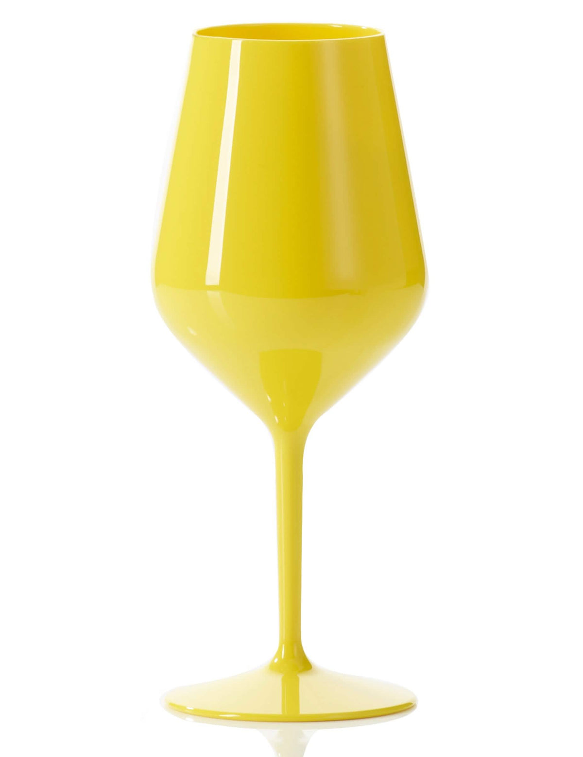 Pahar de vin pe picior galben 47 cl
