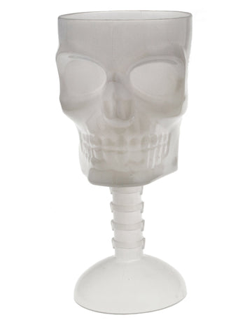 Sticlă de craniu fosforescent de 18 cm