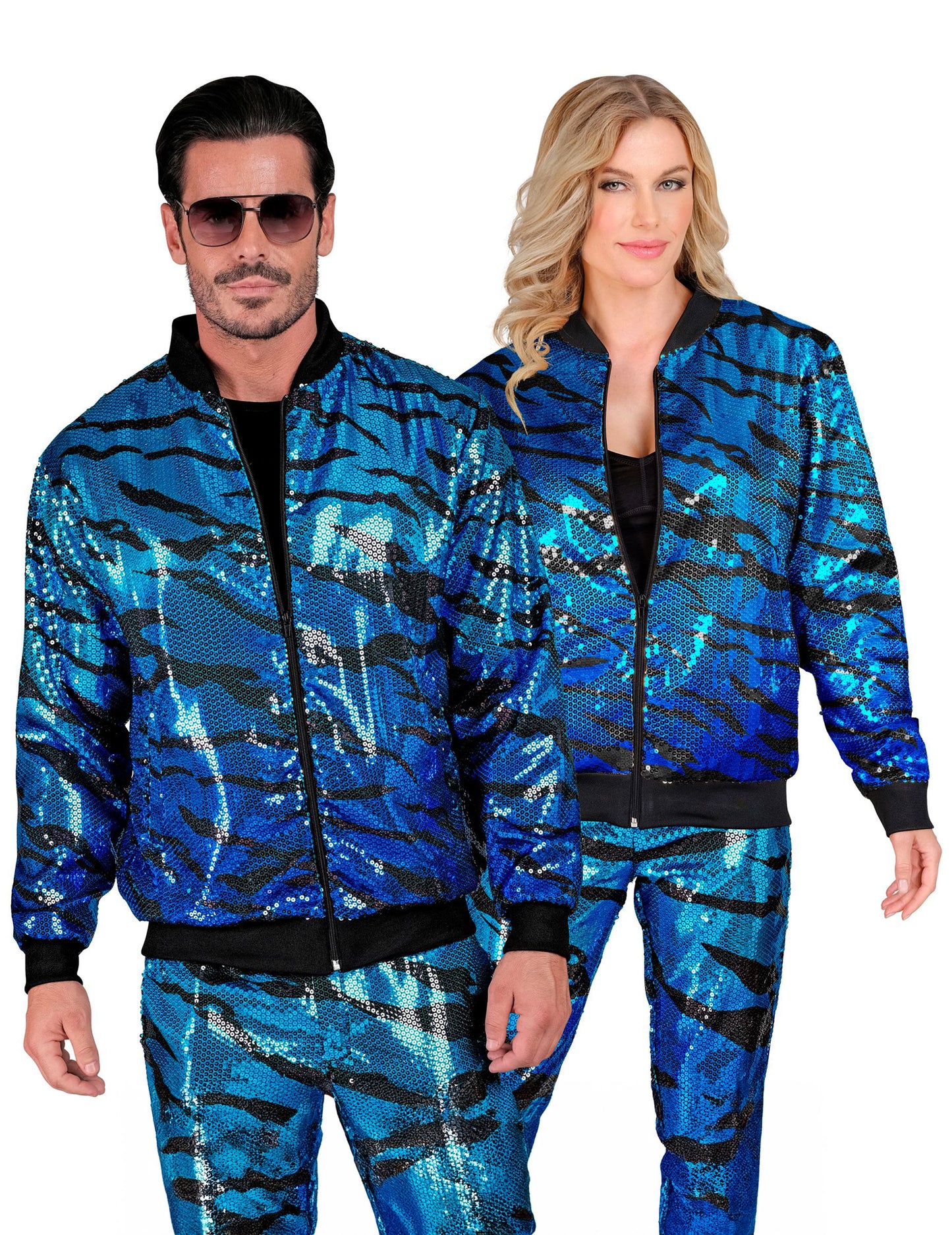 Sacou de paiete pentru undă albastră pentru adulți