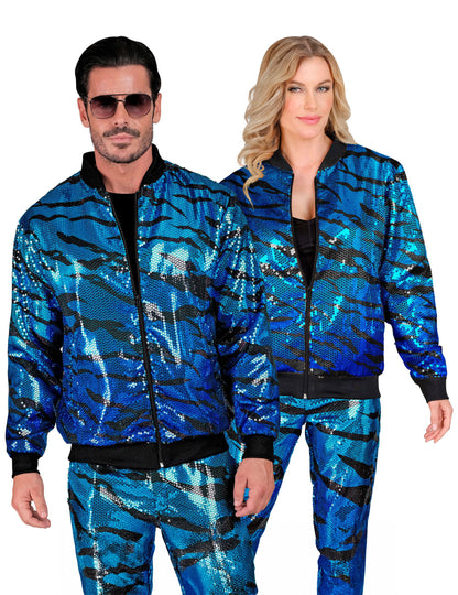 Sacou de paiete pentru undă albastră pentru adulți