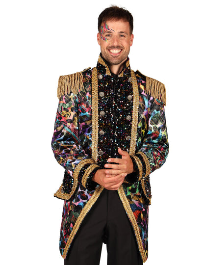 Jachetă carnaval bărbătească de înaltă calitate în culori neon