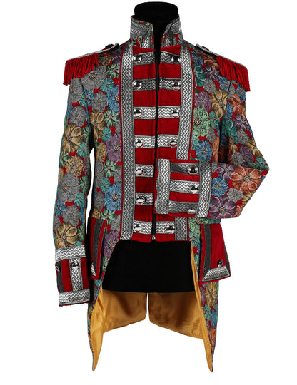 Jachetă carnaval bărbătească de lux cu model floral