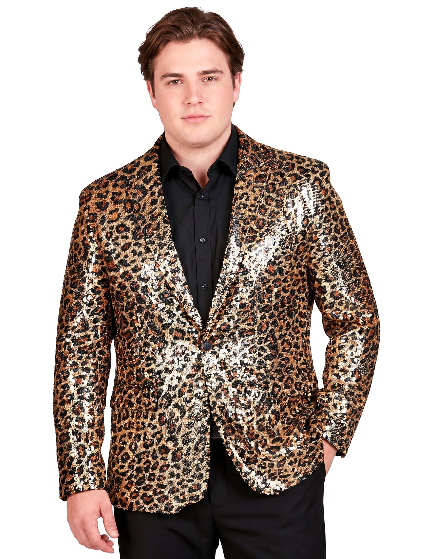 Sacou de paiete pentru leopard pentru adulți